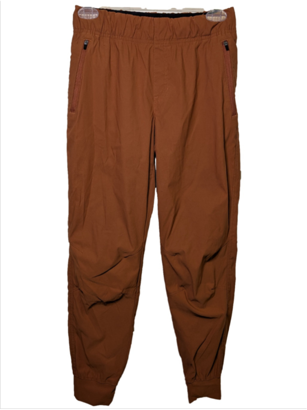 Eddie Bauer Joggers 2 Rust Copper Orange Lightweight Trail Hiking Pants